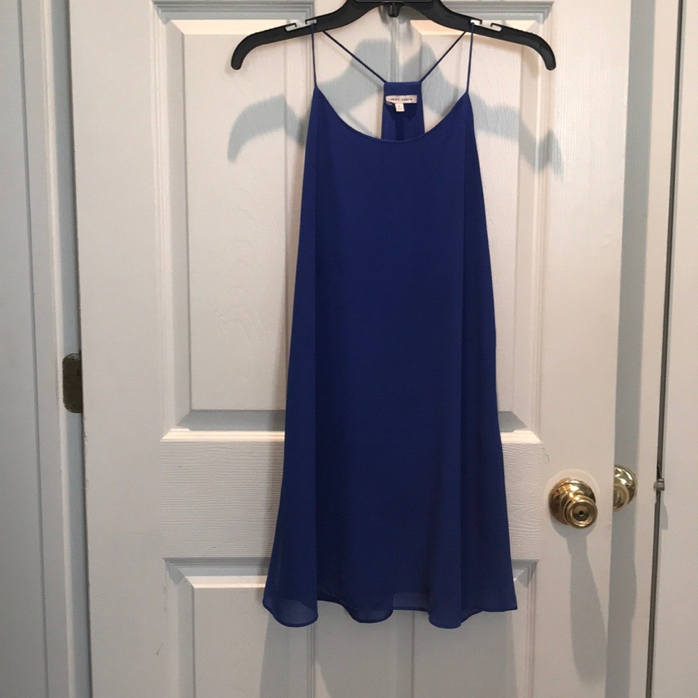 Blue cocktail dress